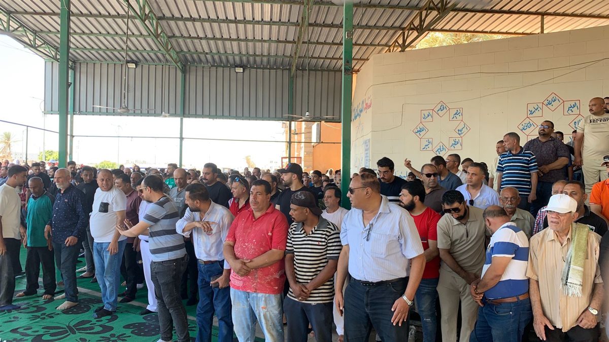 جنازة العقيد أحمد بلال 