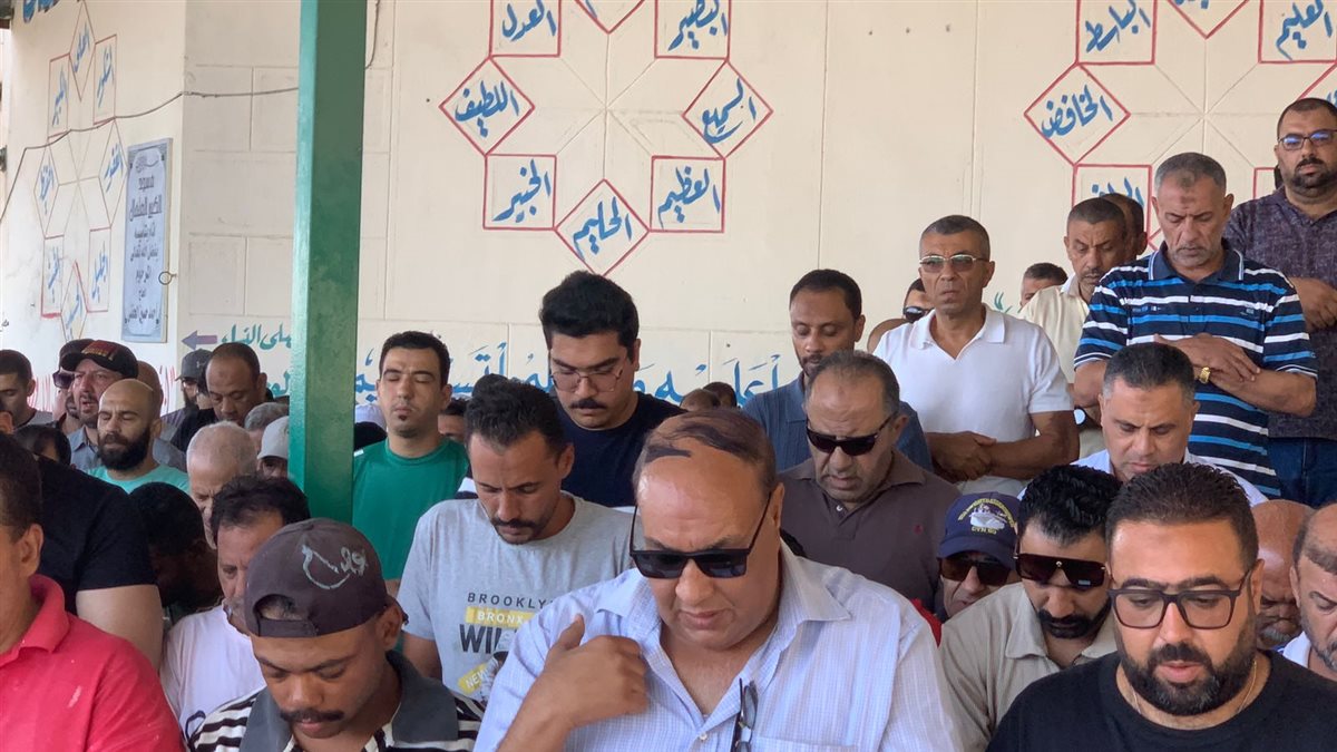 جنازة العقيد أحمد بلال 