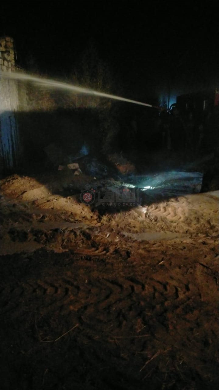 حريق طرمبة بنزين بالمنيا (3)