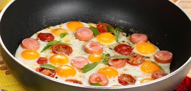 طريقة عمل بيض بالبسطرمة تركي