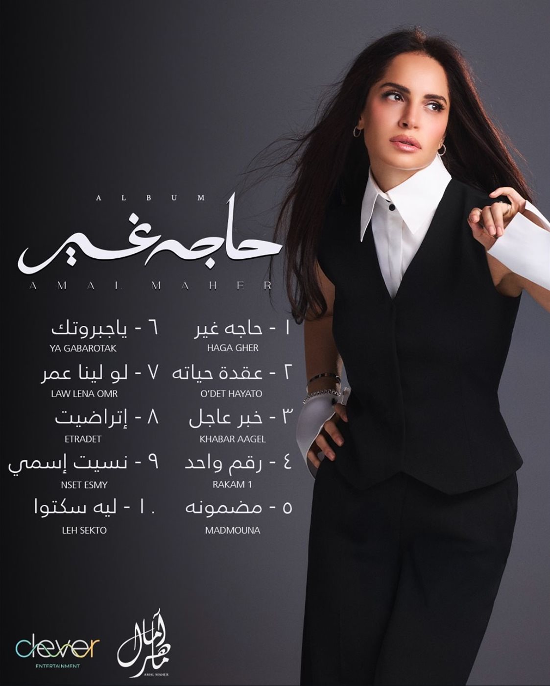 قبل طرحه الأحد المقبل.. آمال ماهر تكشف أغاني ألبومها