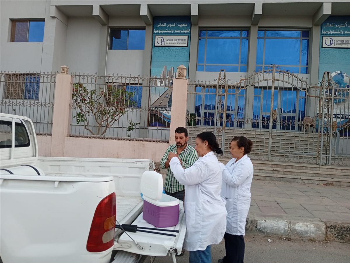 تطعيم وتحصين 260 كلب ضال  في بعض المناطق بمحافظ الجيزة 