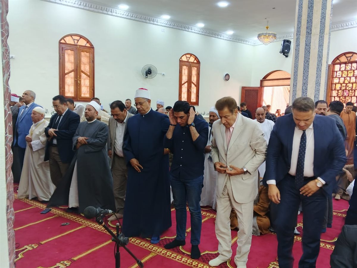 افتتاح مسجد ابوبكر الصديق بقرية بلصفورة