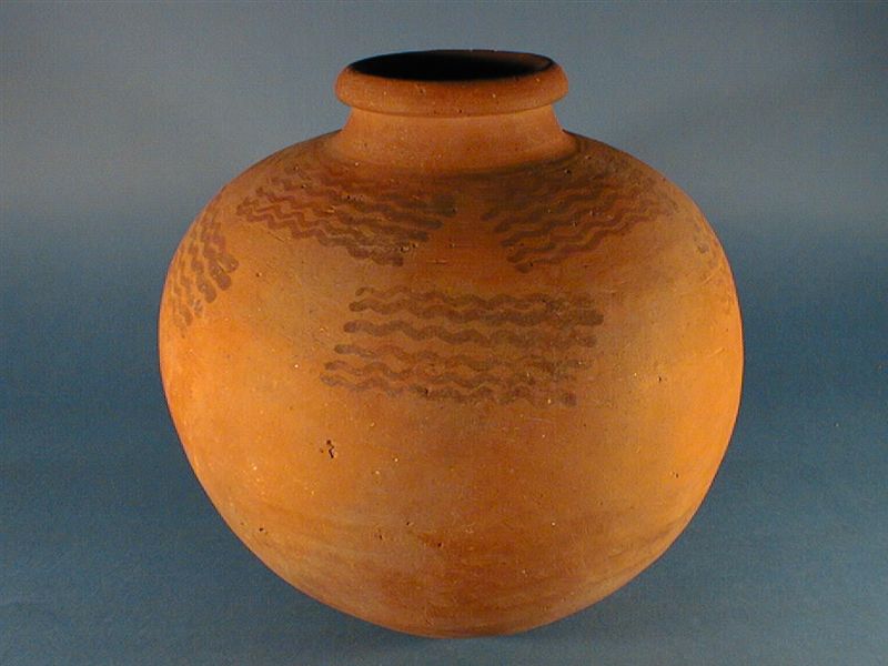 جرة فخارية كروية من حضارة جرزة