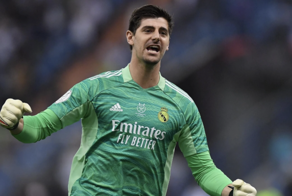 <strong>البلجيكي تييبو كورتوا حارس مرمى ريال مدريد</strong>