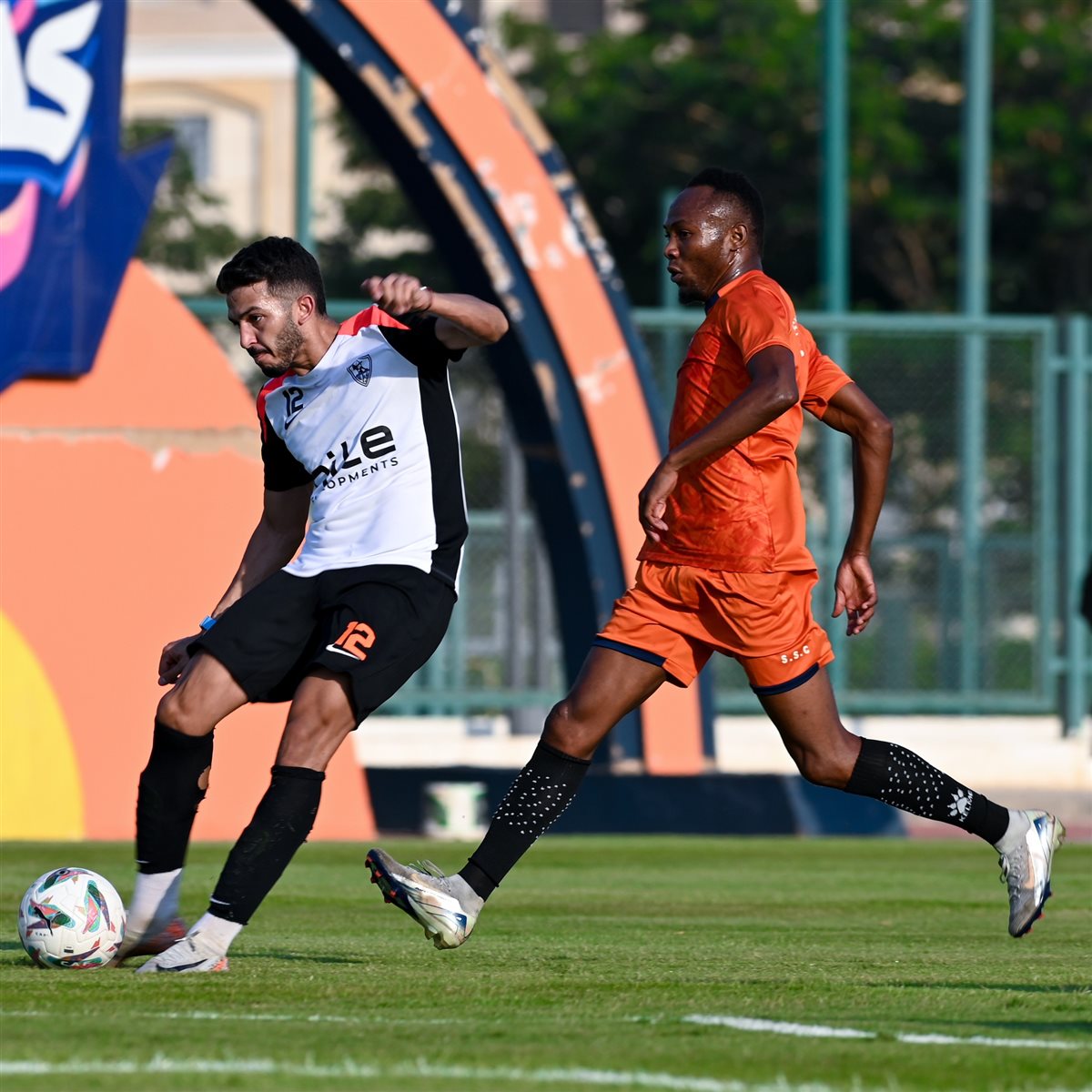 <strong>صور من مباراة الزمالك والشمس الودية </strong>