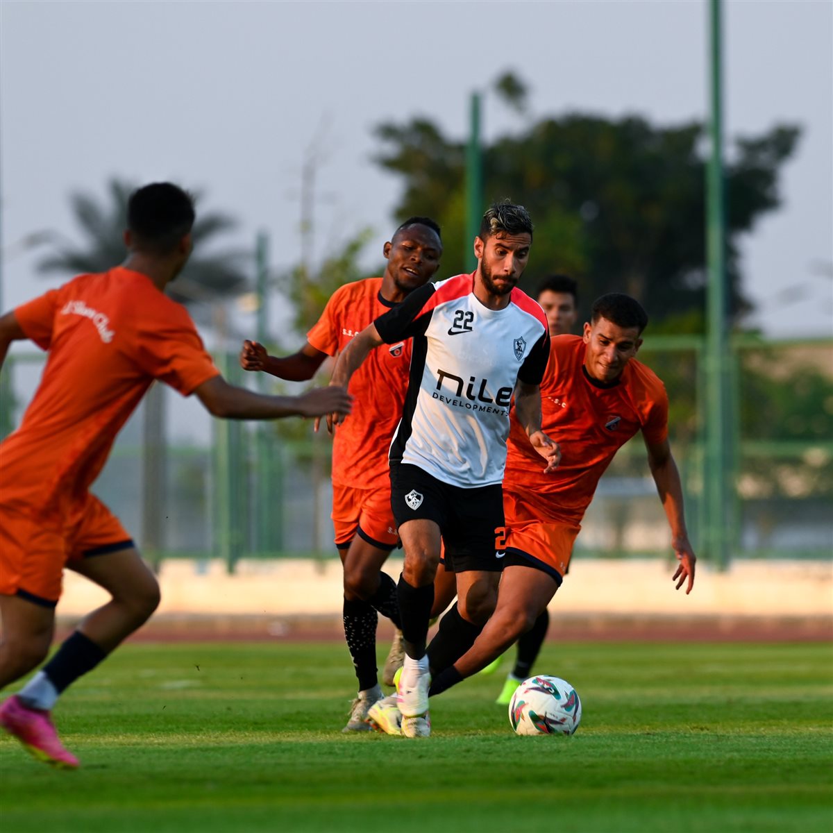 <strong>صور من مباراة الزمالك والشمس الودية </strong>