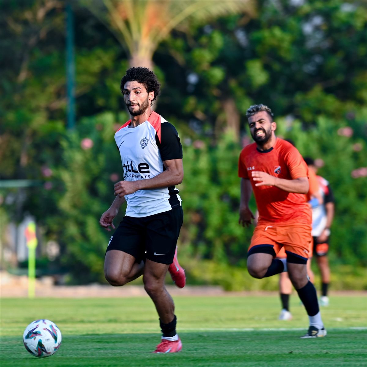 <strong>صور من مباراة الزمالك والشمس الودية </strong>
