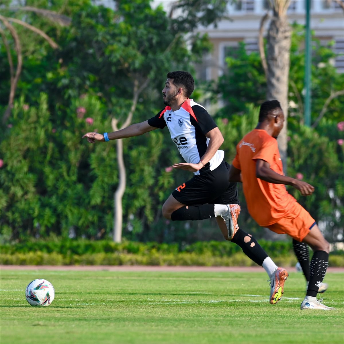 <strong>صور من مباراة الزمالك والشمس الودية </strong>