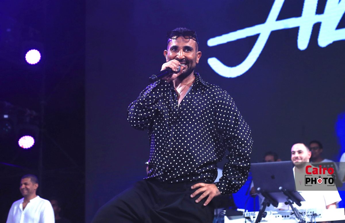 أحمد سعد من حفل مهرجان ليالي مراسي