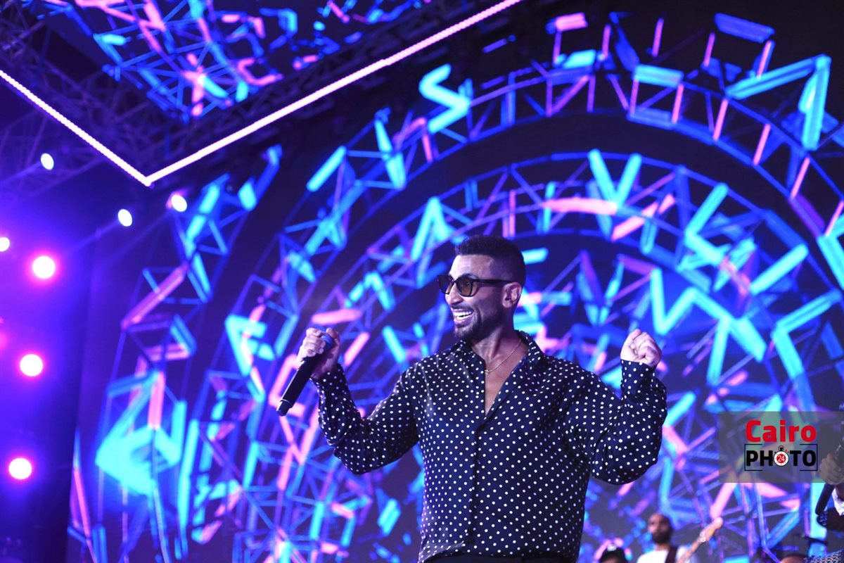 أحمد سعد من حفل مهرجان ليالي مراسي