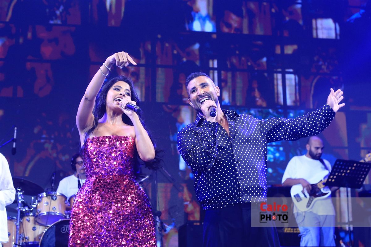 أحمد سعد وروبي يرفعان شعار كامل العدد في الليلة الثالثة لمهرجان مراسي