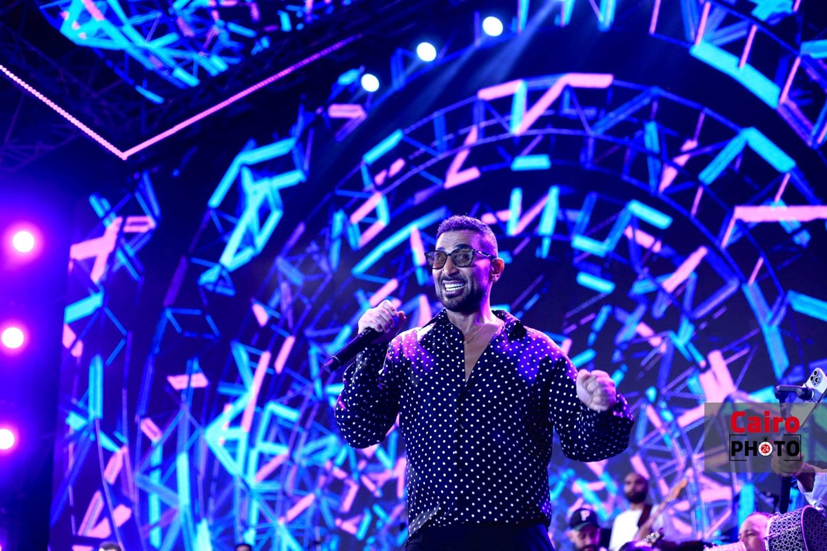 أحمد سعد من حفل مهرجان ليالي مراسي