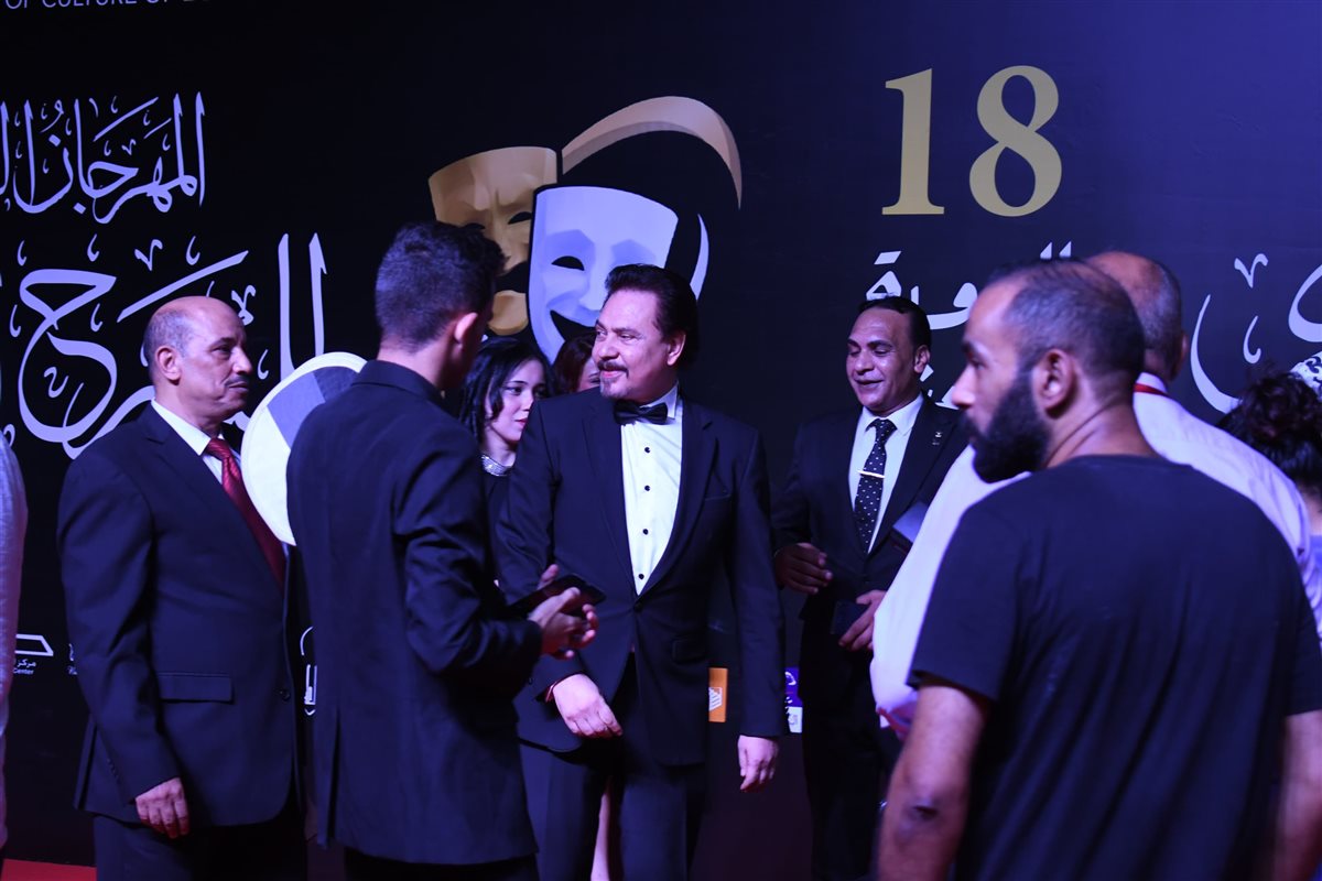 محمد رياض الدورة الـ 18 من المهرجان القومي للمسرح المصري