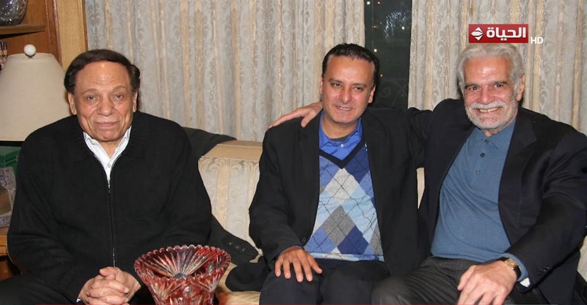 يوسف معاطي وعمر الشريف وعادل إمام