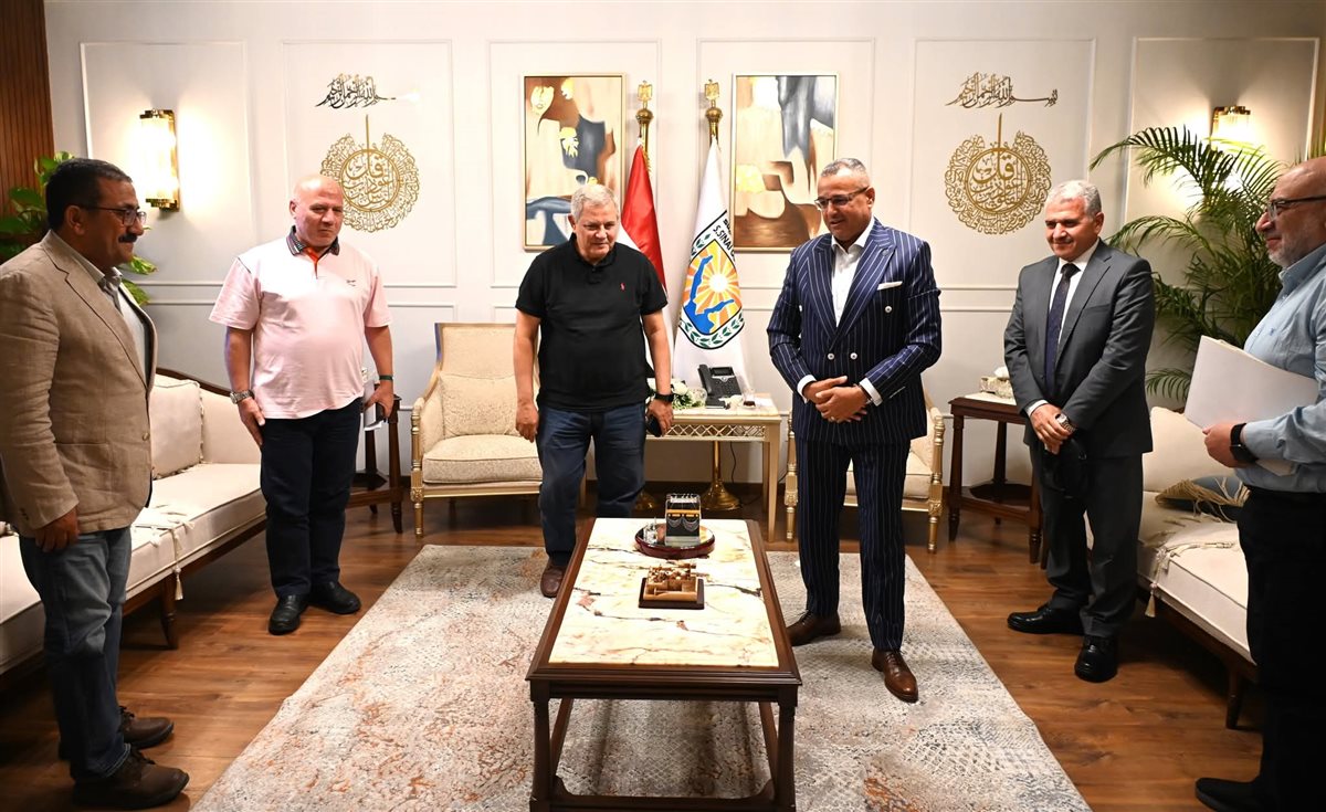 محافظ جنوب سيناء يستقبل رئيس الشركة القابضة لمياه الشرب