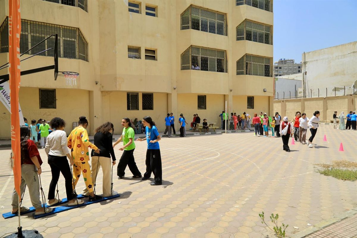 التضامن تنفذ مجموعة من الأنشطة المتنوعة التثقيفية والرياضية والترفيهية بمؤسسة فتيات العجوزة