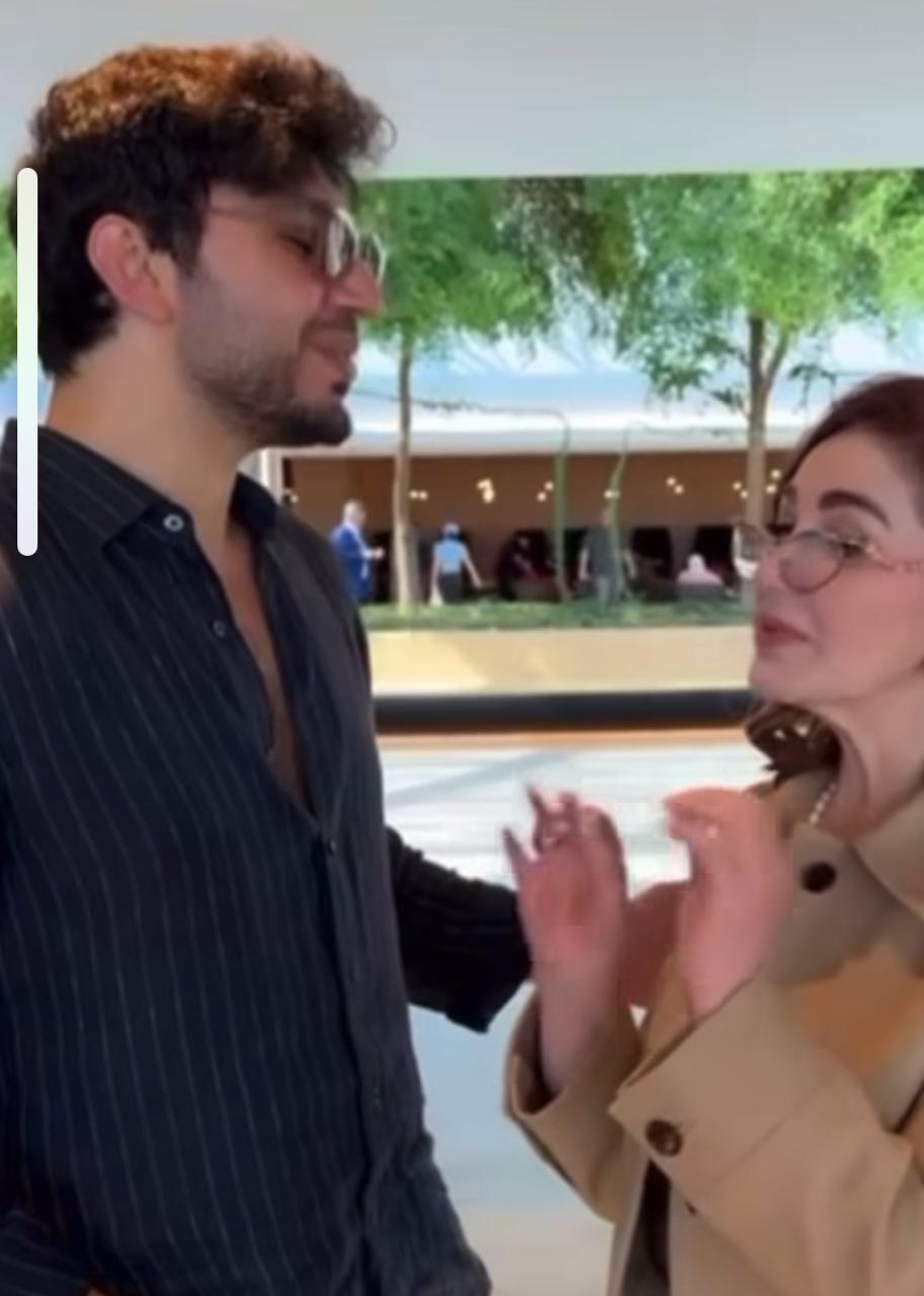 ميادة الحناوي بعد غياب رفقة نجل فضل شاكر