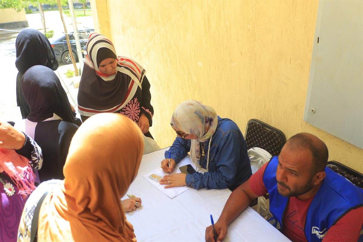 التضامن تطلق قافلة تنموية بمنطقة حدائق أكتوبر  