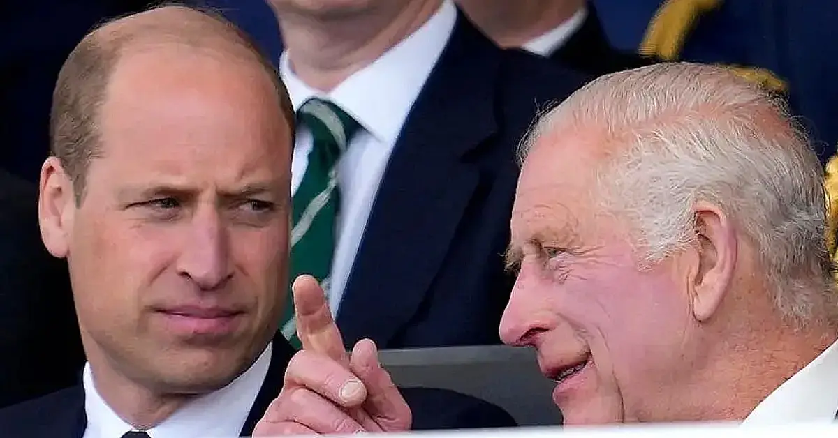 الأمير ويليام ووالده الملك تشارلز