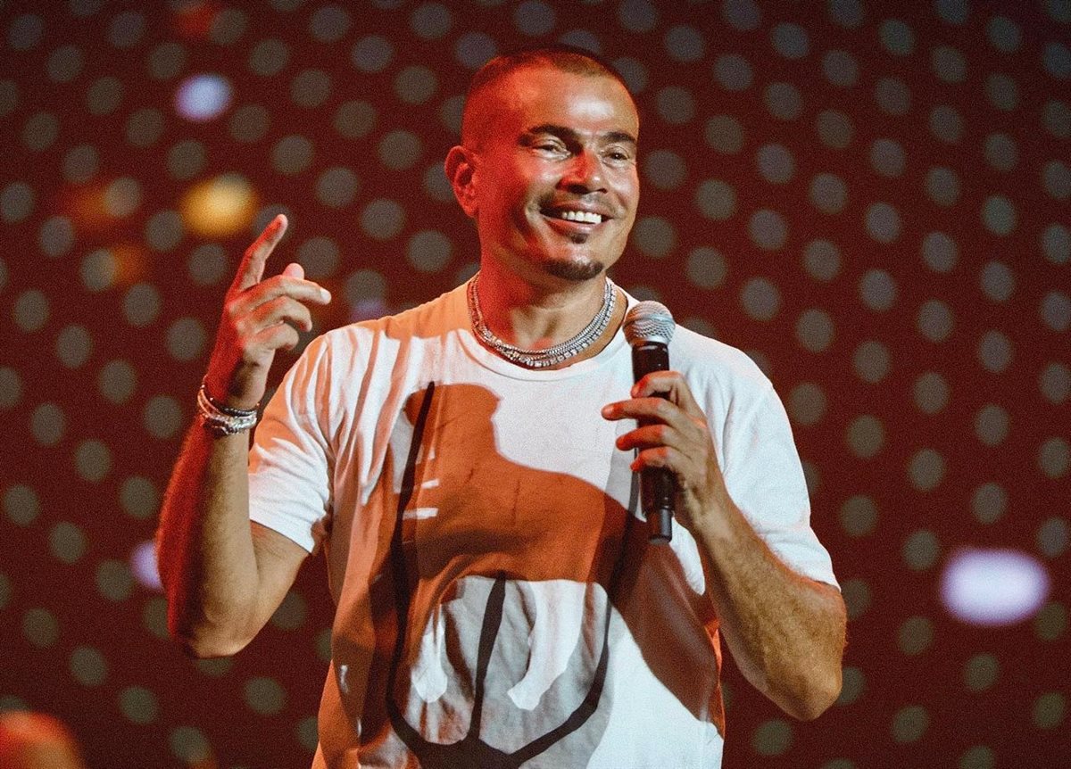 ليلة أسطورية لعمرو دياب في الرياض