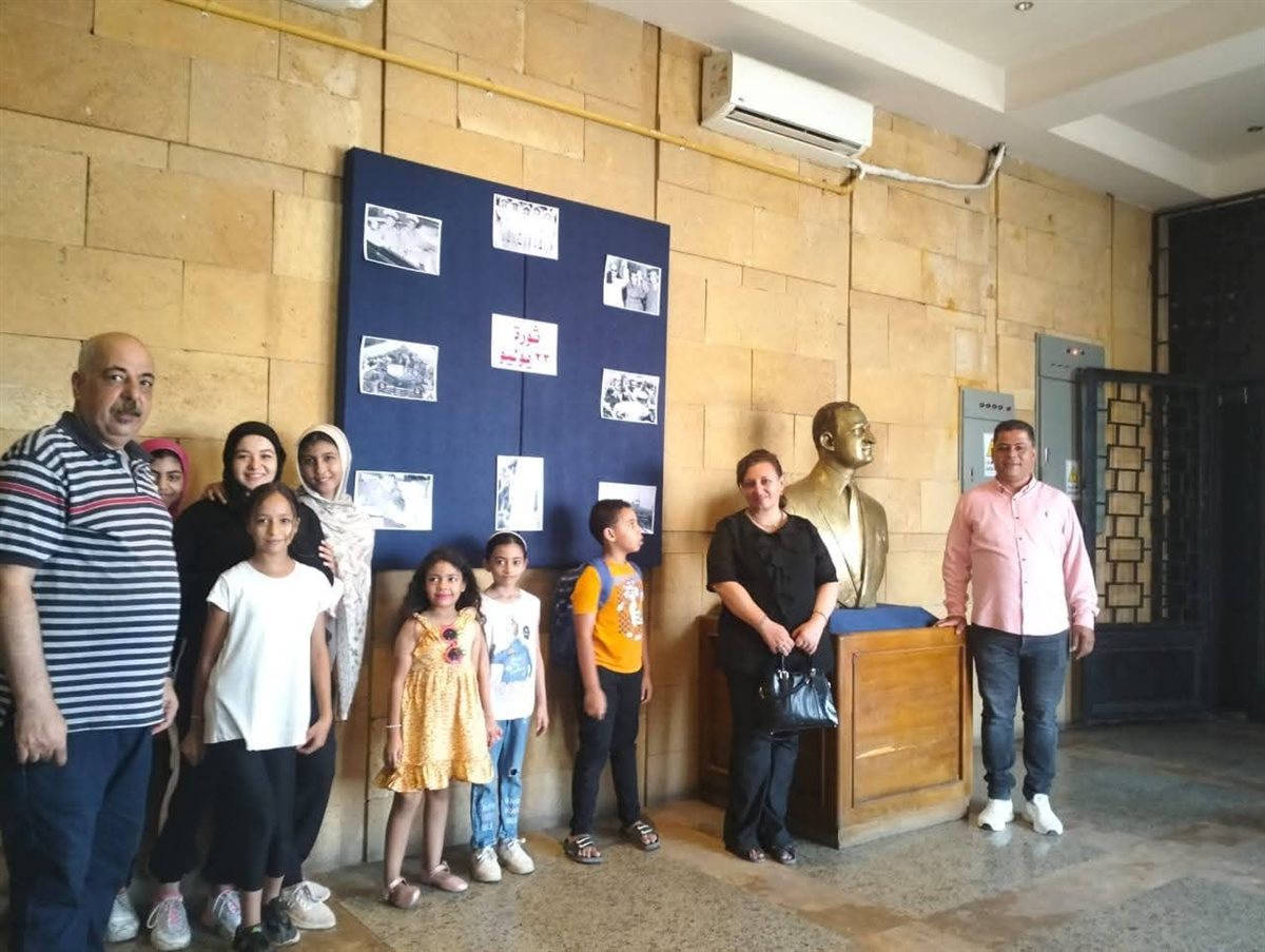 متحف تل بسطا ينظم معرض مؤقتًا تحت عنوان ذاكرة 23 يوليو