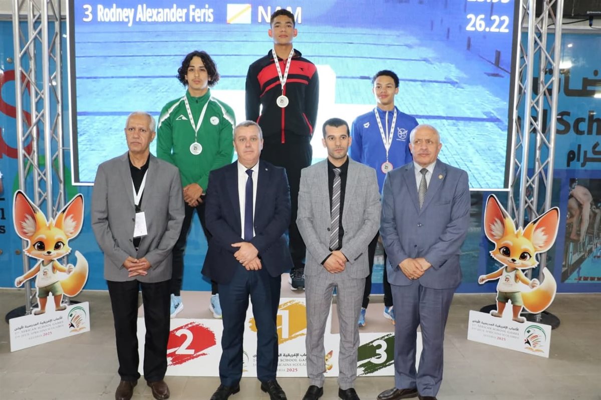 <strong>سيطرة مصرية علي ذهبيات السباحة في دورة الألعاب الإفريقية للمدارس بالجزائر</strong>