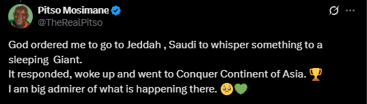 <strong>بيتسو موسيماني يستعيد ذكرياته مع الأهلي: أمرني الله بالذهاب إلى جدة لأهمس في أذن عملاق نائم</strong>