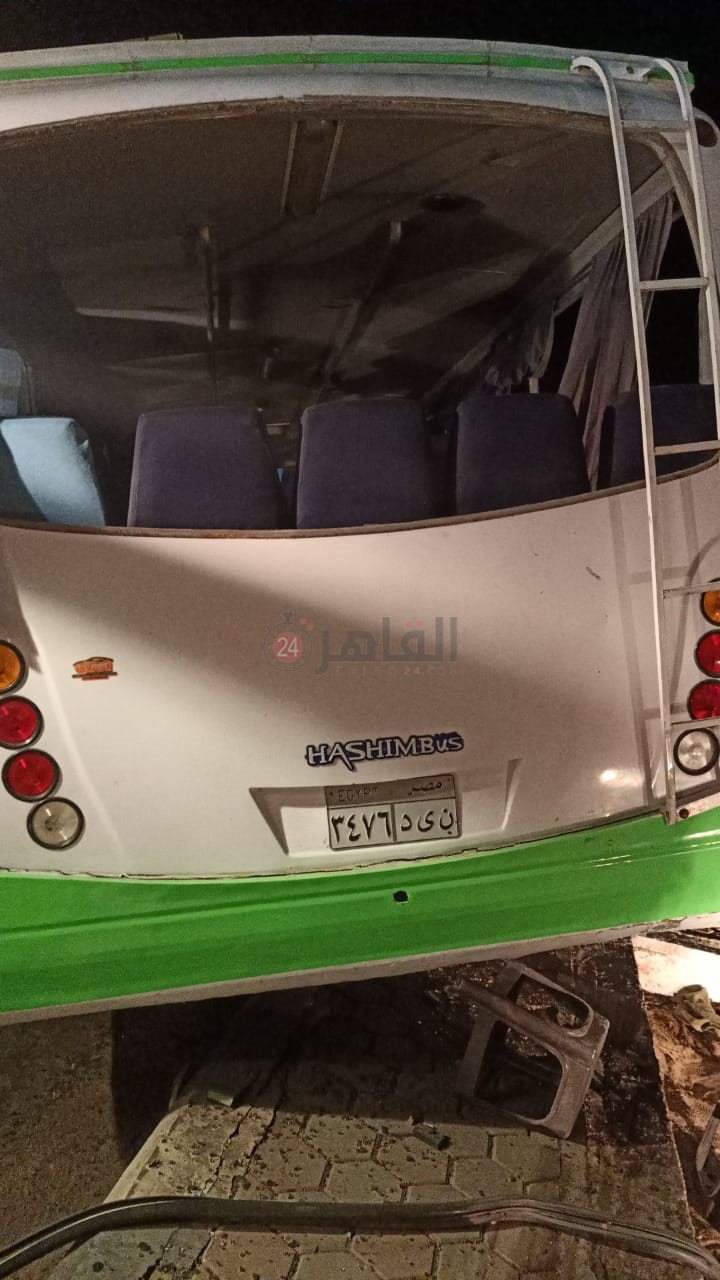 حادث مصرع 3 فتيات وإصابة 14 أخرين في انقلاب ميني باص بالمنيا (2)