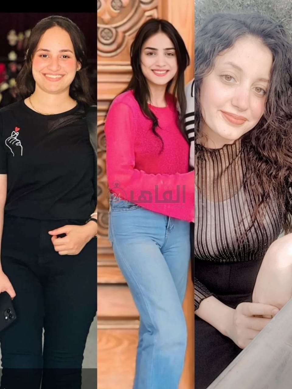 ضحايا حادث مصرع 3 فتيات وإصابة 14 أخرين بالمنيا