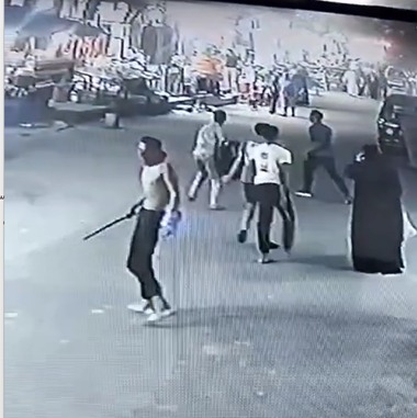 جانب من المشاجرة 