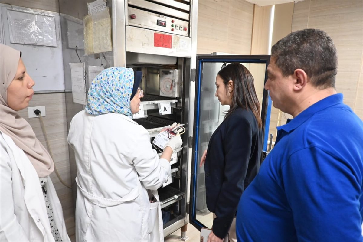 محافظ البحيرة تتفقد مستشفى كوم حمادة