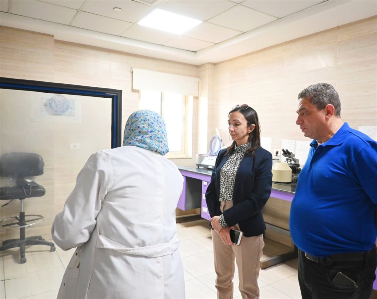 محافظ البحيرة تتفقد مستشفى كوم حمادة