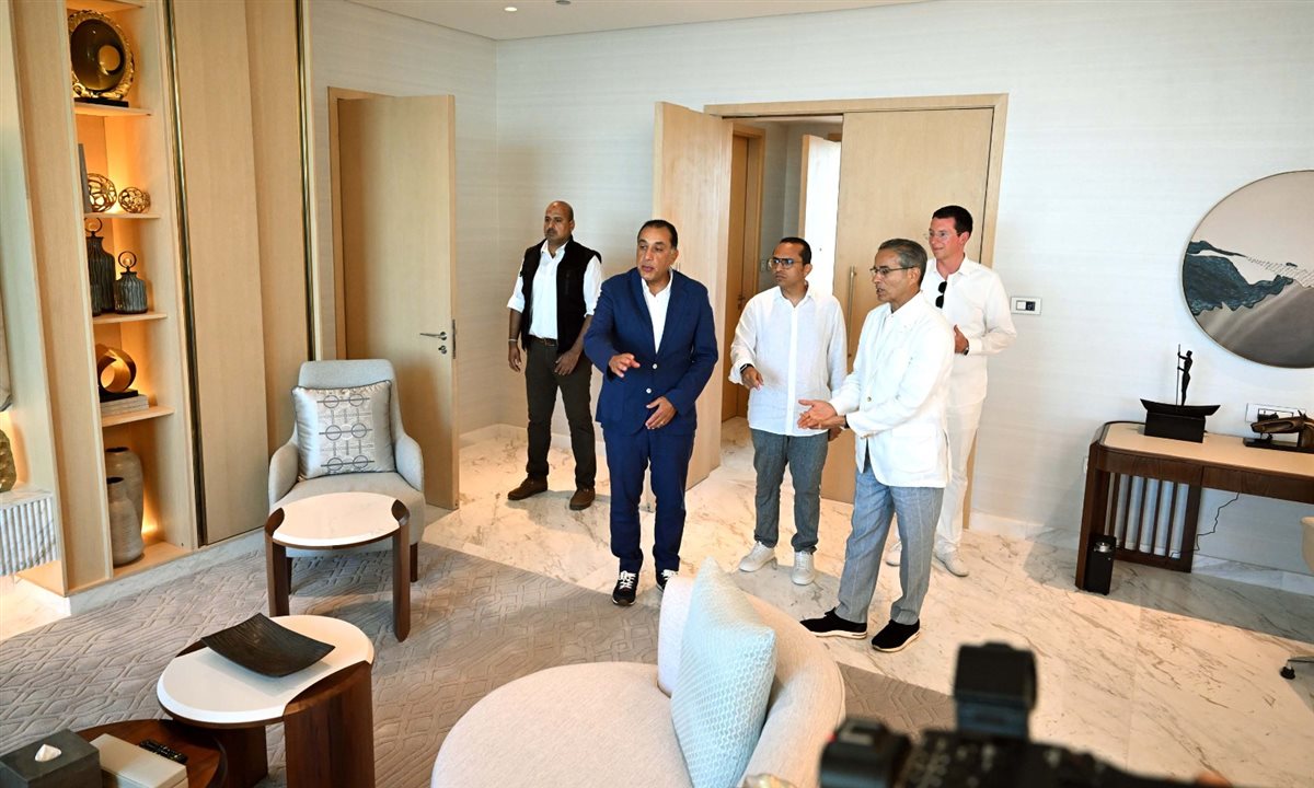 <strong> مدبولي يشهد افتتاح إعمار مصر لفندق Palace Beach Resort Marassi</strong>