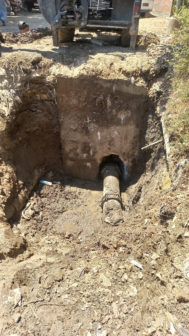 اصلاح ماسورة صرف بالأقصر