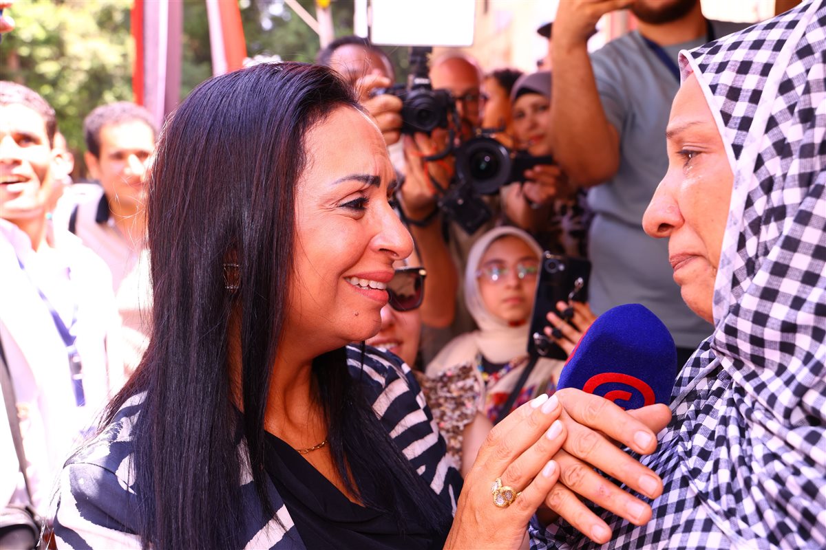 وزيرة التضامن والسيدة