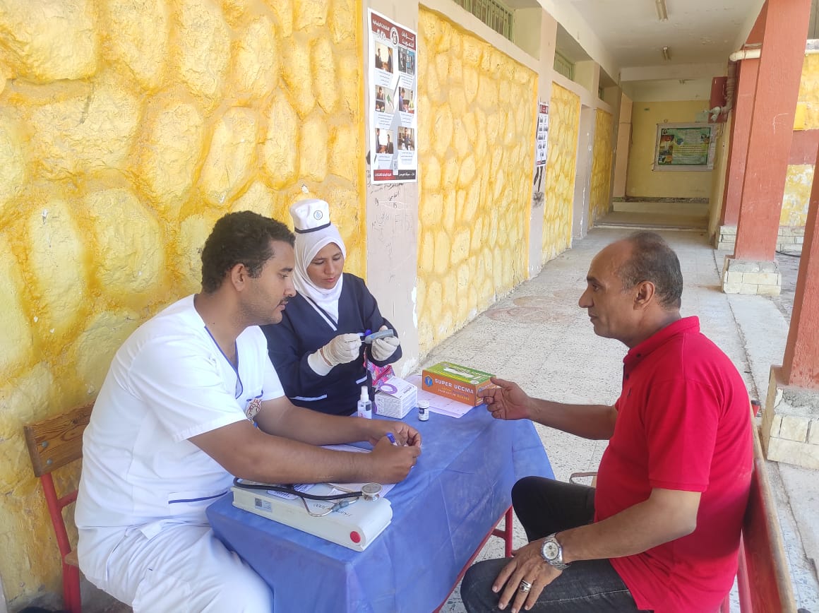 مبادرة 100 يوم صحة داخل لجان انتخابات الشيوخ بجنوب سيناء