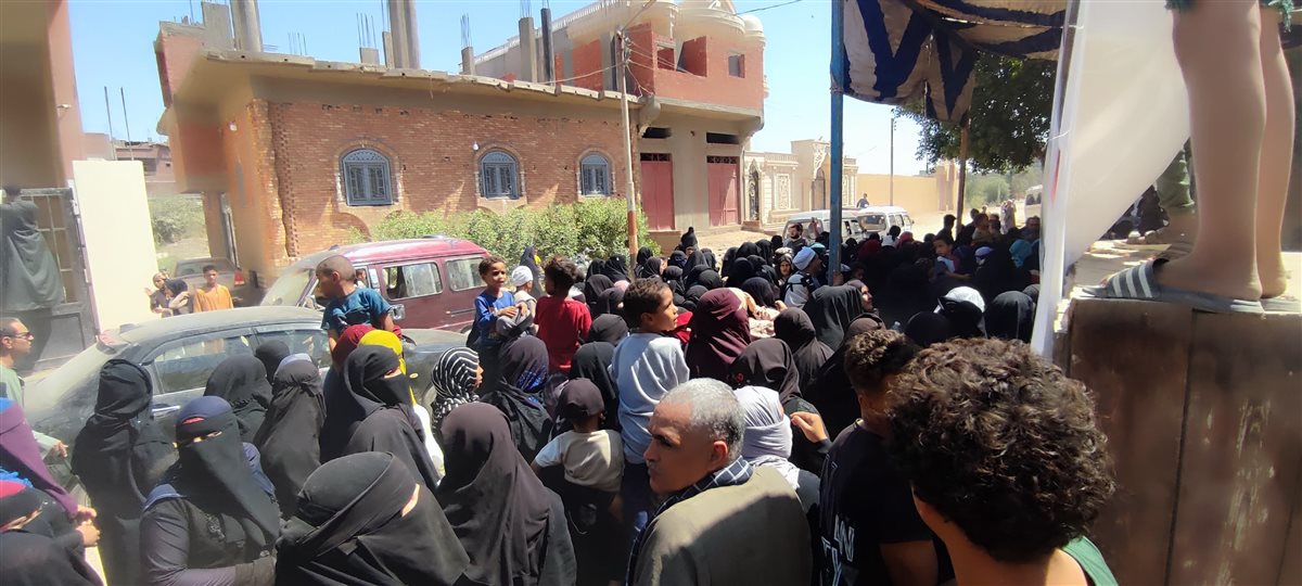  توافد كبير للناخبين في قرية أولاد سالم بمركز دار السلام بسوهاج 