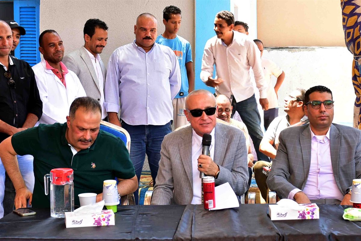 جولة محافظ الأقصر في الاقالتة&nbsp;