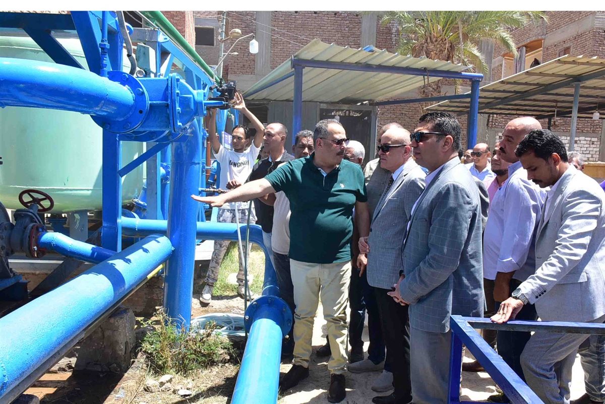 جولة محافظ الأقصر في الاقالتة&nbsp;