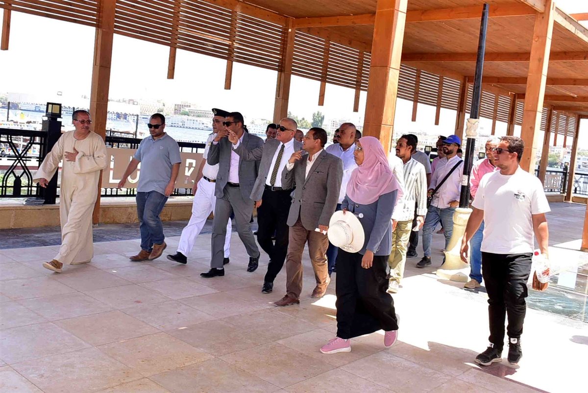 محافظ الأقصر يتابع مشروعات تنموية