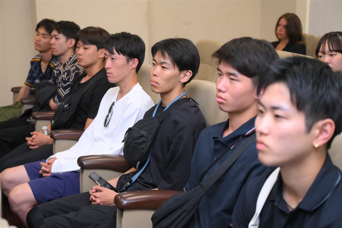 جانب من الطلاب