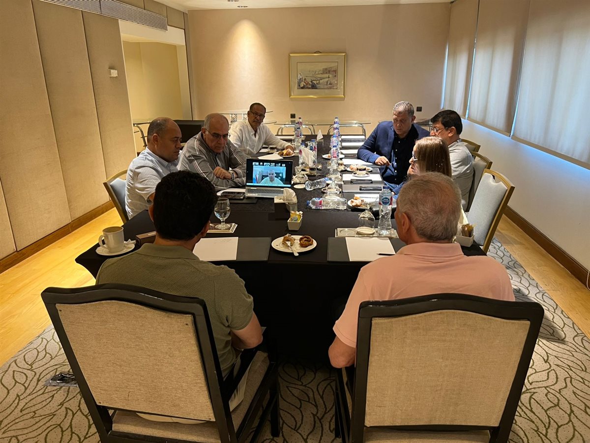 اجتماع وزير الرياضة مع مسئولي مونديال الناشئين لكرة اليد (3)