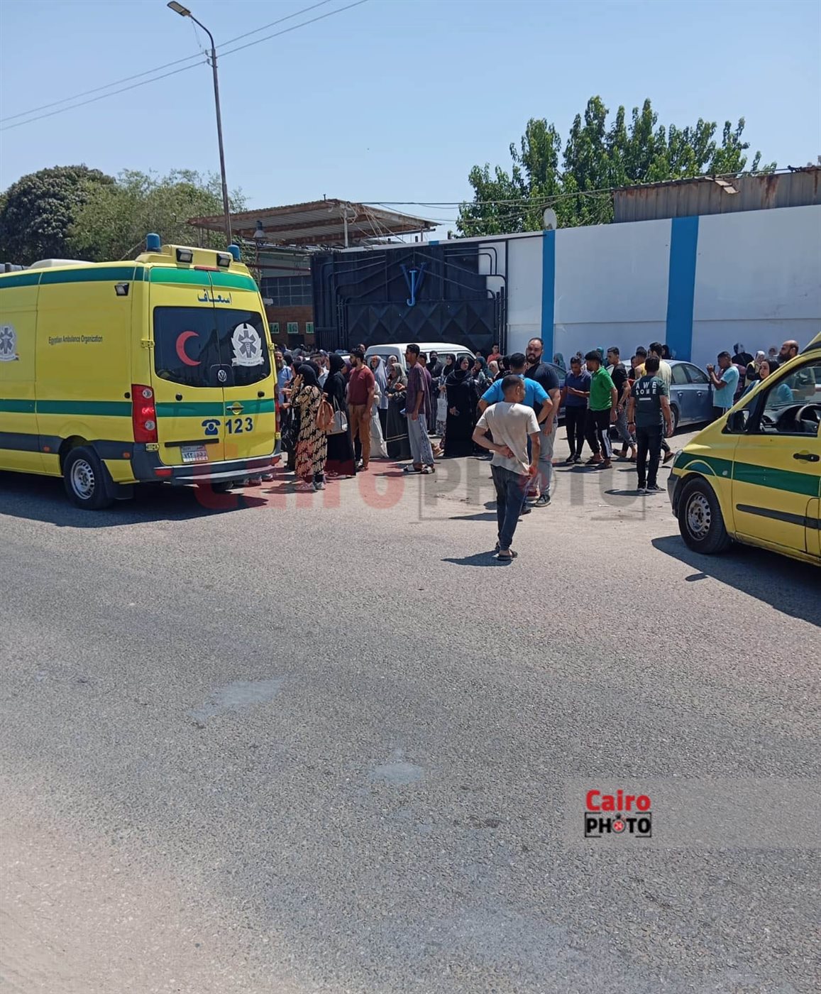 حريق بمخزن بالمنطقة الصناعية بالإسماعيلية