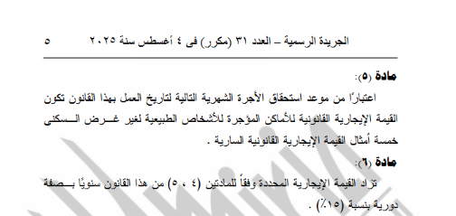 قانون الإيجار القديم في مصر