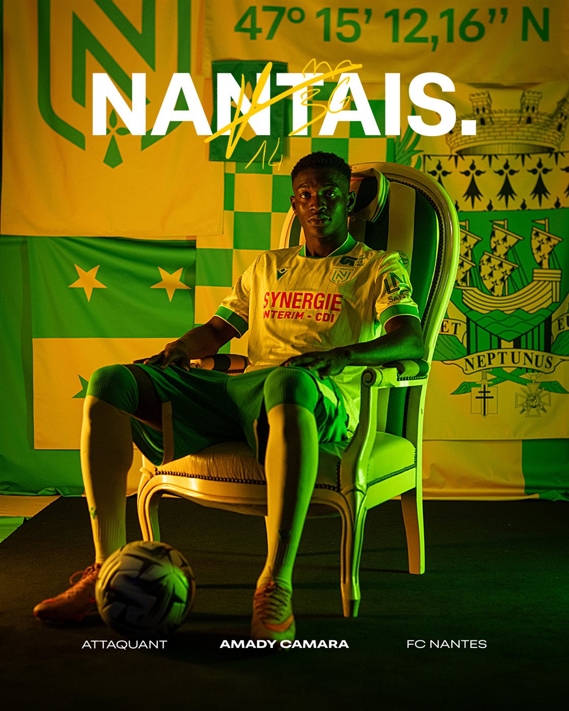 <strong>رسميًا.. نادي نانت الرسمي يتعاقد مع المهاجم المالي أمادي كامارا</strong>