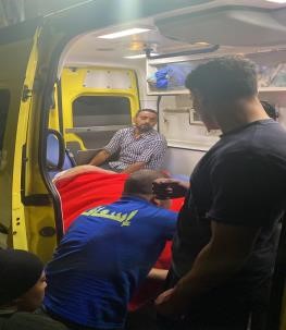 نقل مسنة إلى المستشفى