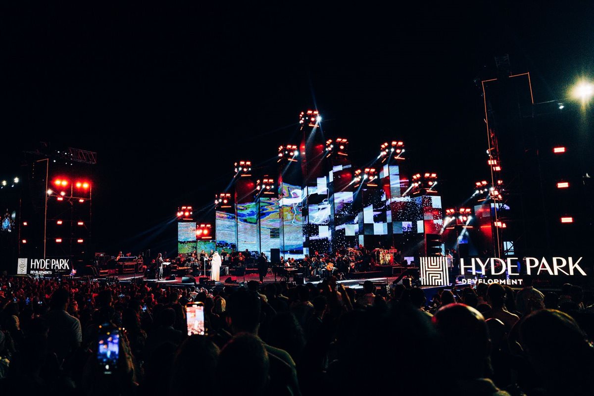 لقطات من حفل حسين الجسمي بـ  مسرح Seashore 