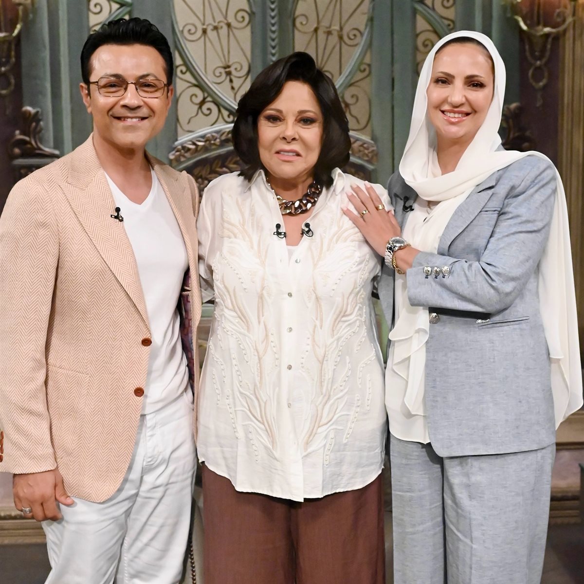  محمد سعيد محفوظ وزوجته ضيفين في صاحبة السعادة