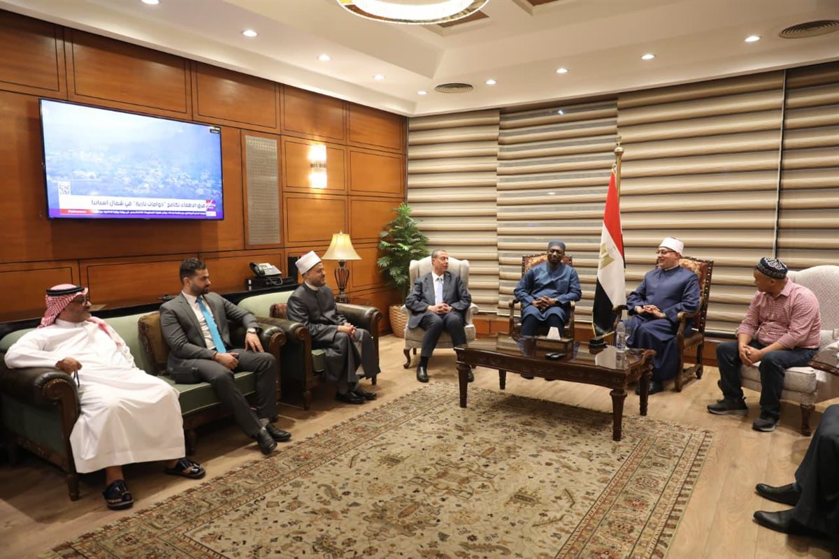 مفتي الجمهورية يرحب بكبار المفتين والوزراء المشاركين في المؤتمر العالمي العاشر للإفتاء